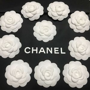 •𝗖𝗛𝗔𝗡𝗘𝗟• Camellia Flower - stickers  WHITE